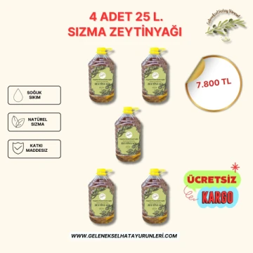 SIZMA ZEYTİNYAĞI 25 L.
