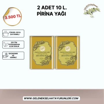 Pirina Yağı 2 Adet 10 L