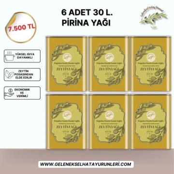 Pirina Yağı 6 Adet 30 L