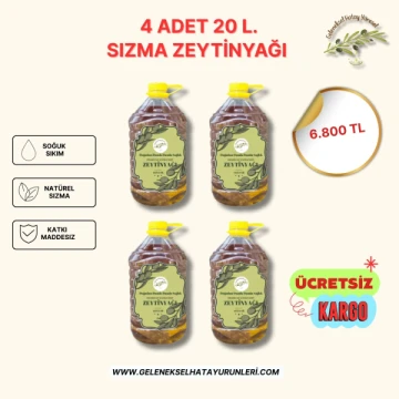 SIZMA ZEYTİNYAĞI 20 L.