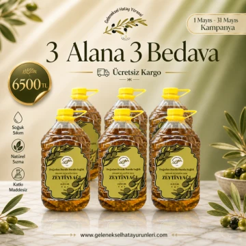 Sızma Zeytinyağı 3 Alana 3 Bedava